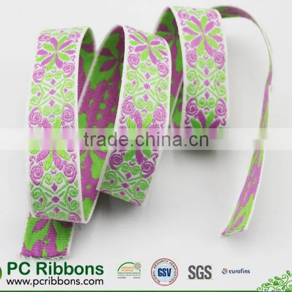2016 Hot Sale Woven Jacquard Ribbon
