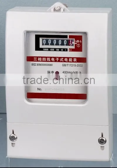 Three-phase Electronic Kilowatt Hour Meter,digital Kilowatt Meter With Certifications