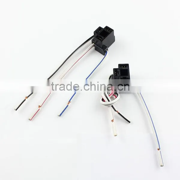 H4/9003/HB2 FEMALE SOCKET ANGLED H4 LED CONNECTOR ADAPTOR EXTENTION CABLES for H4 LED HEADLIGHTS FOG LAMPS photo-3