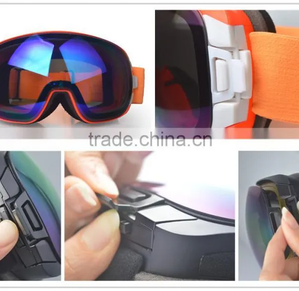 2017 Bravo's Competitor Interchangeable Lens Snow Goggles For Snowboarding Quality Choice photo-6