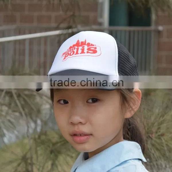 Caps Manufacturer Custom Fashion Trucker Hat for Children Summer Breathable Mesh Caps ,Boy And Girl Mesh Caps photo-4