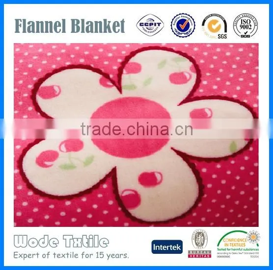 China Blanket Printed Flannel Fleece Blanket Used in Hotel photo-5