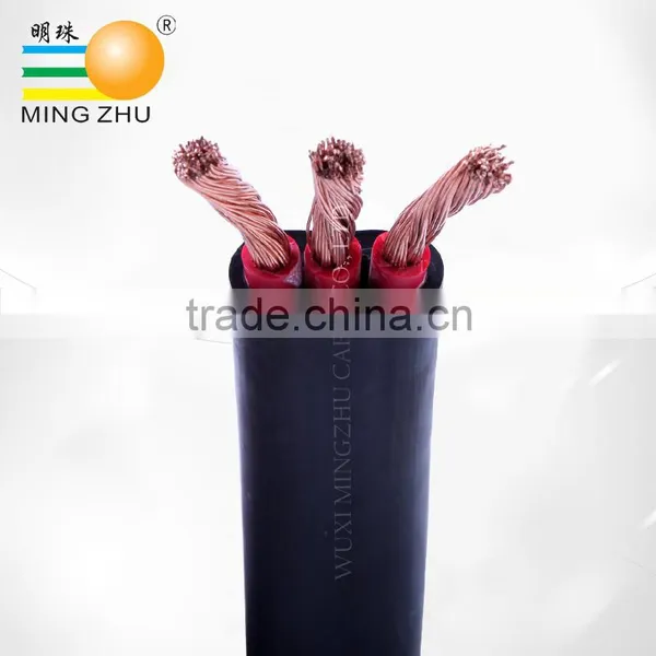 Cold Resistant Anti-oil Anti-wear Flat Ribbon Cable Assembly,flat Rubber Cable