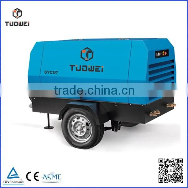 424 Cfm Voltage 220V/380V/415V Portable Diesel Engine Air Compressor Motor photo-2