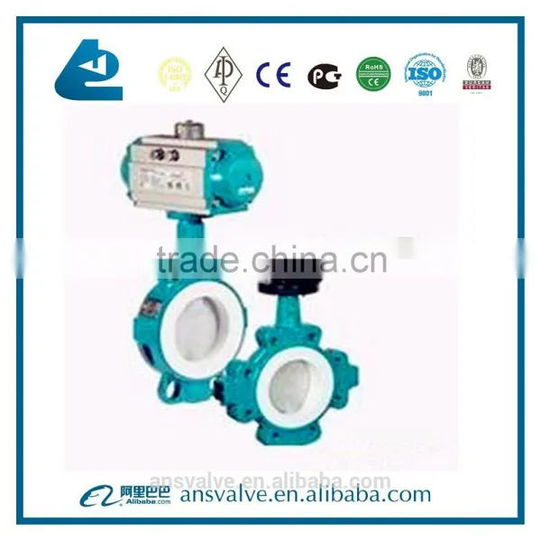 PTFE Lined Lug Butterfly Valve photo-2