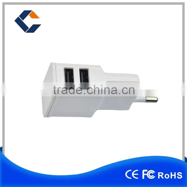 Wholesale 2A EU Plug Mobile Phone Adapter for Samsung Usb Charger