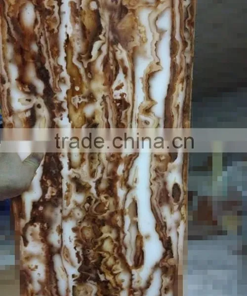 High Glossy Interior Onyx Marble Translucent Wall Materials photo-4