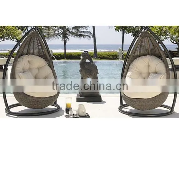 Sgs Tested pe Rattan Garden Swing photo-3