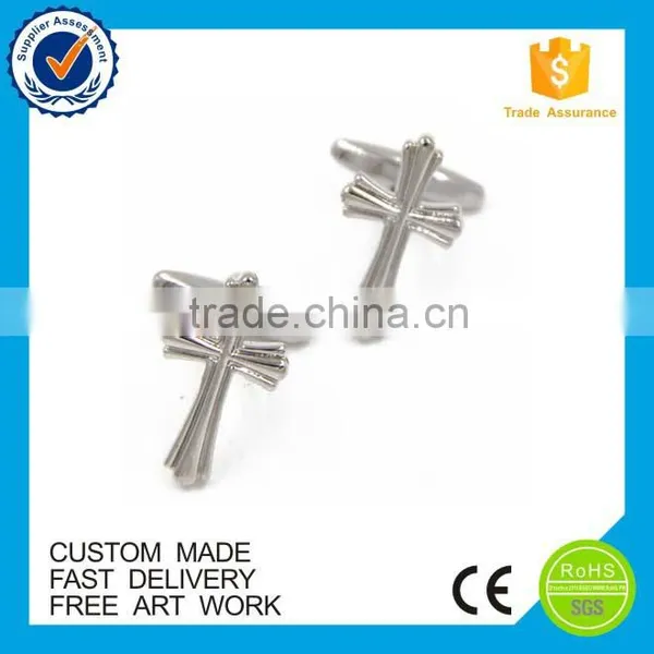 High Quality Fashion Classic Silver Men Cufflinks photo-4