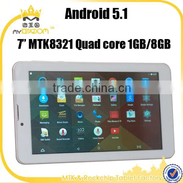 7inch Android 5.1 Quad Core 3g Sim Card Tablet pc With Silicon Case for Kids photo-4