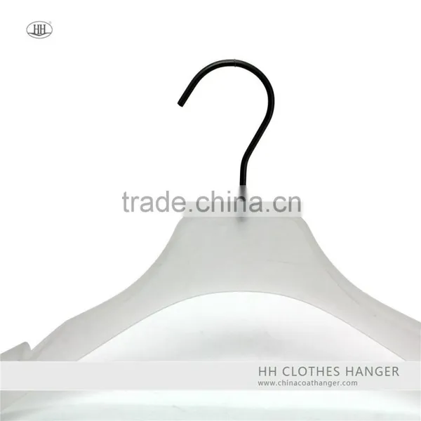 The HEAD White Palstic Suit Hanger With Notches,contour Style,swivel Hook photo-3
