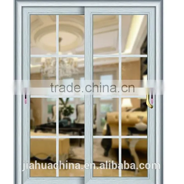 Aluminum Flush Door Sliding Frosted Glass Door Design photo-3