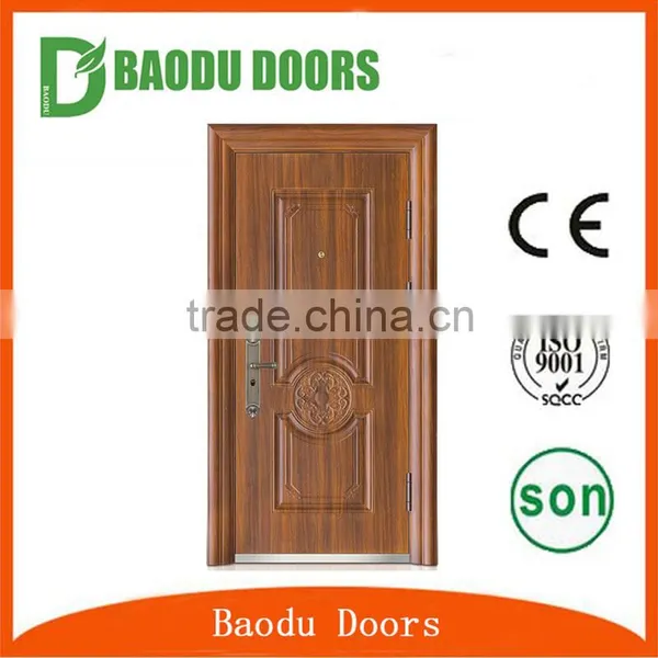 2016 Baodu Brand Competitive Price Steel Security Door With Fashion Design photo-6