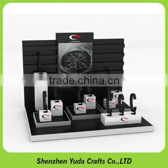 Printed Logo Holder Cube for Single Watch, MDF Block for Watch Display photo-6