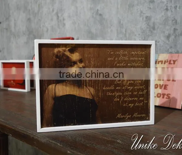 Wooden Vintage Style Sign - Wall Decoration WQ-038