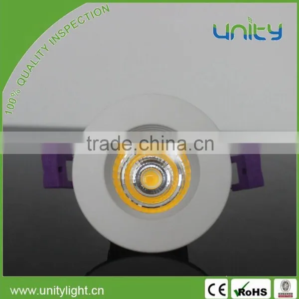 Manufacture Supply 75mm Cut Out Ceiling Mounted 7W Aluminum LED Downlight photo-2
