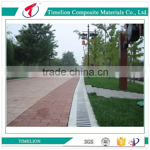 B125 EN124 Round Composite Trench Drain Grates Manhole Cover With Frame photo-2