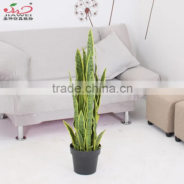 Yiwu Cheap Artificial Sansevieria Plant Tree for Home Decoration Factory Wholesale