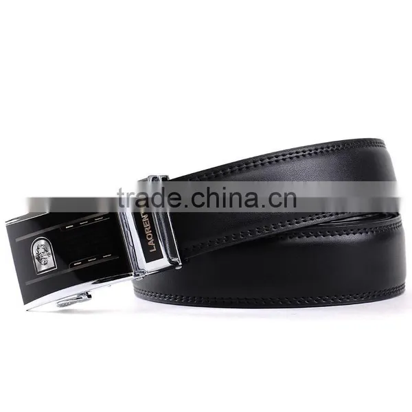 Wide Leather Belt Without Holes Men's Belt photo-2