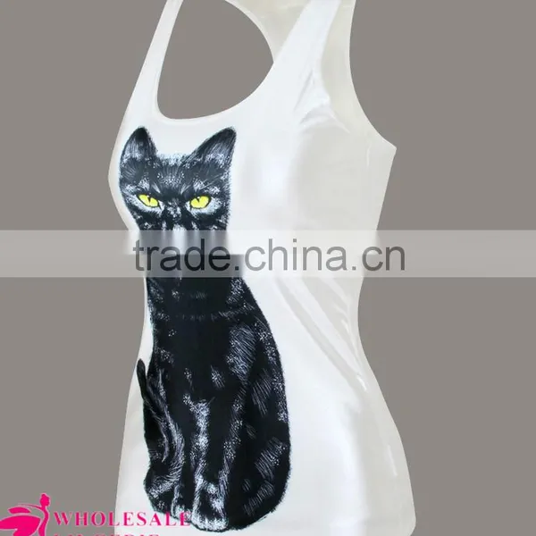 Wholesale Summet Hot White Tank With Marylon Monroe Printed for Women photo-5