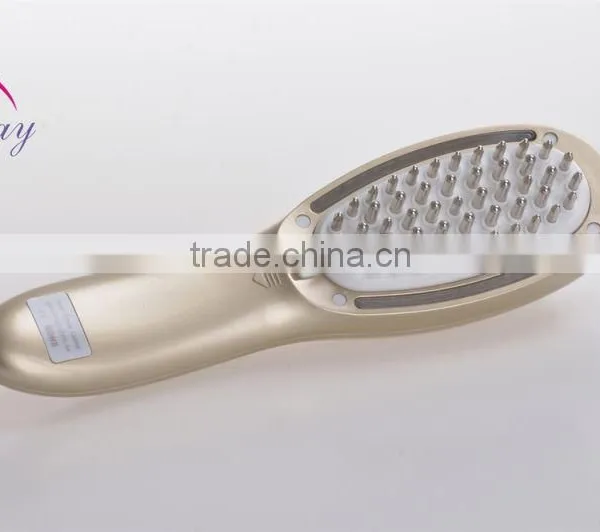USB Rechargeable Electric Massage Comb Dry Hair photo-4