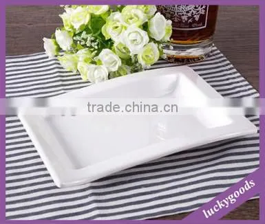 Bulk White Melamine Christmas Plates Dinner Plates photo-6