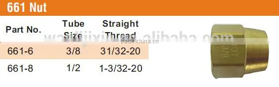 661 Nut, D.O.T. Air Brake Fitting For Rubber Tube,brass Fitting photo-4