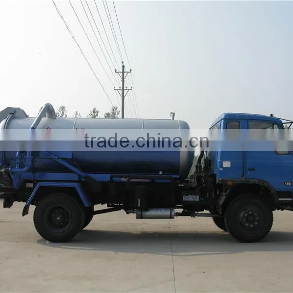 4x2 6m3 Rhd Vacuum Pump Suction Sewage photo-6