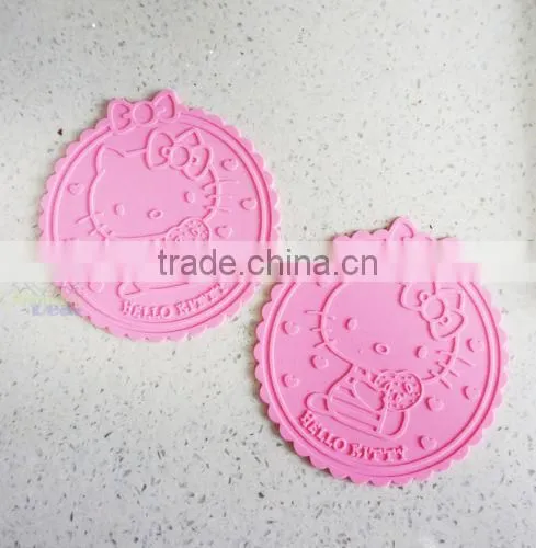 Hello Kitty Silicone Coaster, Coffee Cup Mat,waterproot Tea Coster photo-2