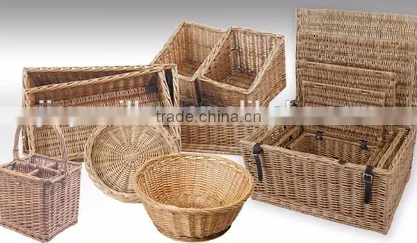 Wholelsale Oval Wicker Basket, Wicker Carry Basket, Handwoven Willow Basket photo-4