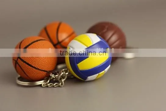 3D Mini Ball Shape Custom Keychain photo-5