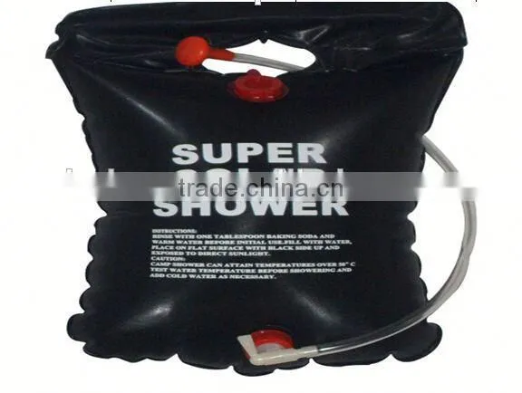 20L Black Solar Heating Outdoor Emergency Neccessity Bag Camping Portable Shower photo-4