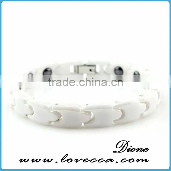 Mens Germanium and Tourmaline Bracelet, Germanium Ceramic Bracelet photo-2