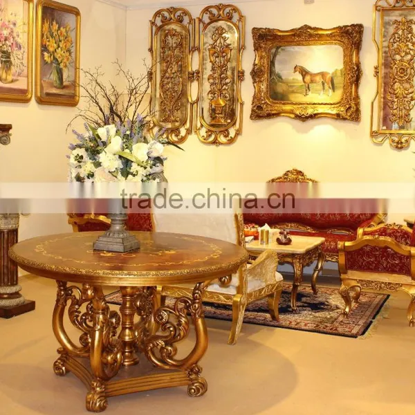Dinning Room Furniture Glass Top Round Table photo-3