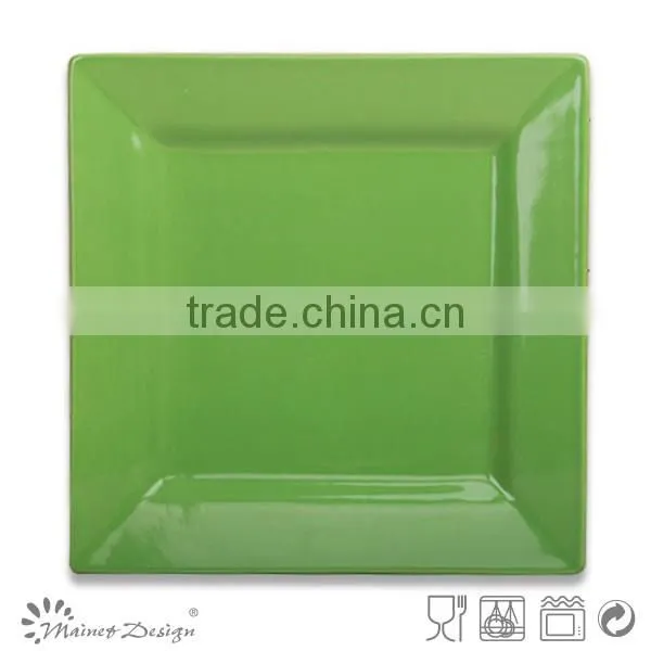 Square Ceramic Bowl,square Serving Bowl, Green Square Bowl photo-4