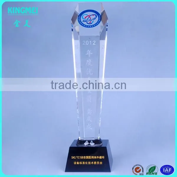 Custom Shaped Acrylic Crystal Custom Trophy Award,handmade Crystal Trophy photo-4