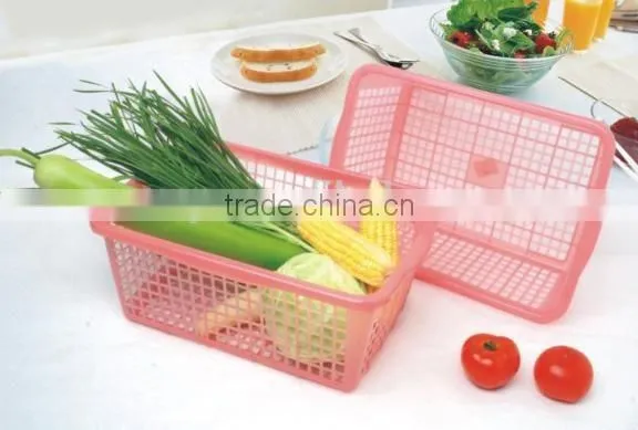 PP Plastic Basket With Handle/Storage Basket/food Basket photo-4
