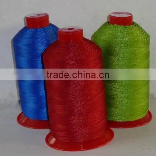 High Tenacity Polyester Bonded Thread Leather Sewing Thread Bonded Filament Polyester Bonded Sewing Thread 100% Polyester Bonded photo-6