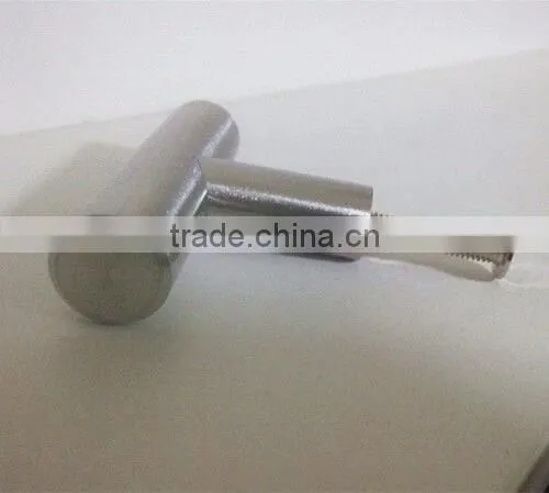 2" 12mm Solid Stainless Steel 201 T-Knob Drawn Pull 30020 photo-3