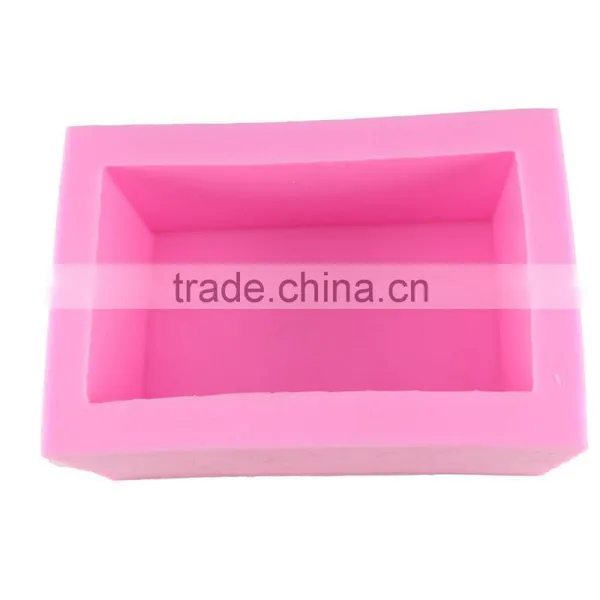 Silicone Soap Mold Fondant Cake Mold Die DIY Baking Tools Toast Thickened Large Rectangle 1688 Agent