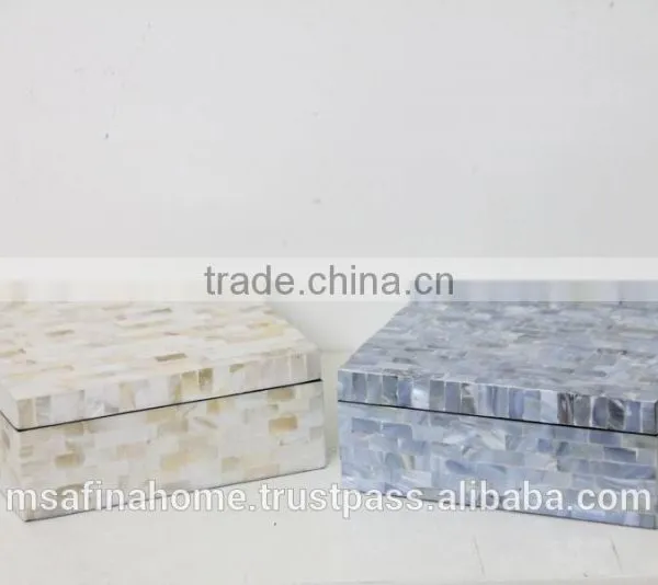 Square Mother of Pearl Box photo-2