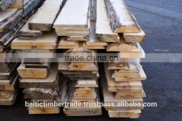 Unedged Birch Lumber, ABC Mix Grade, Baltic Birch