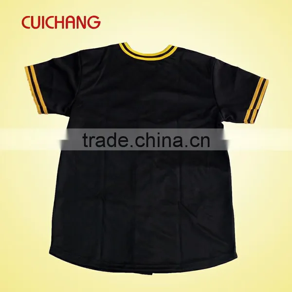 Baseball Jersey,Wholesale Polyester Heat Transfer Printing Custom Design Baseball Team Wear BQF-070 photo-3