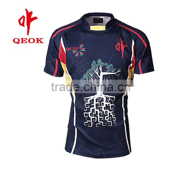 Wholesale Sublimation Custom Cheap Rugby Jerseys Shirt photo-3