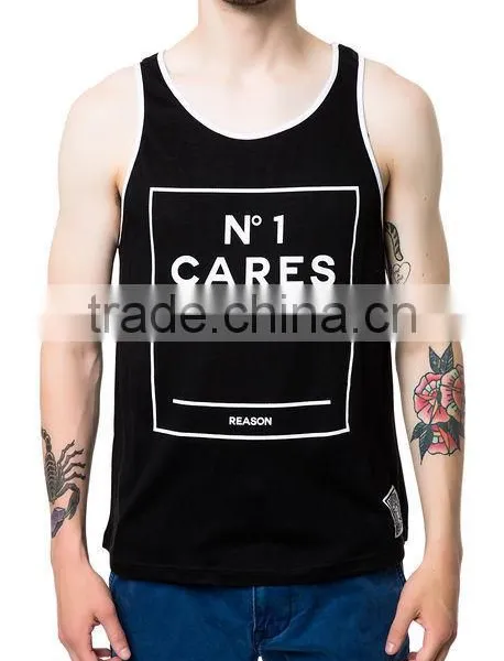 OEM Factory Custom Wholesale Men Tank Top Men Stringer Tank Top photo-2