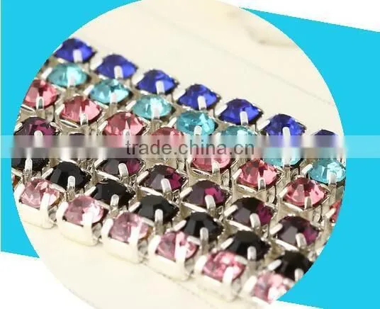 Rhinestone Cup Chain Trimmings 10 Yards One Cup Chain Roll