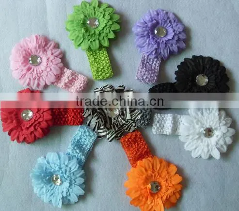 1.5inch Wide Baby Girls Crochet Headband photo-6