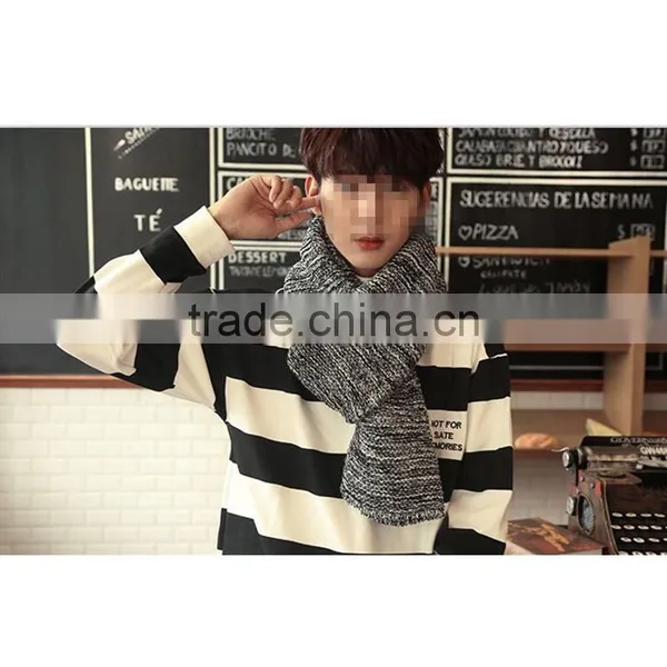 Winter Latest Fashion Elegant Wear Korean Style Special Blending Knit Men and Women New Scarf Made in China photo-6