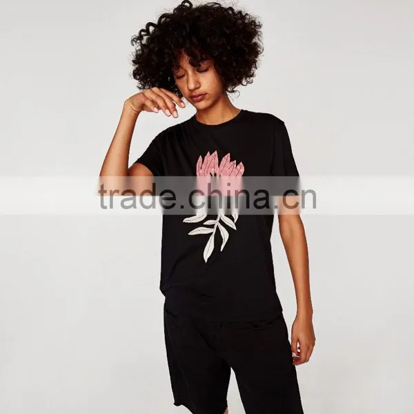 Guangzhou Shandao Factory OEM Customized New Design High Quality Logo Printed Short Sleeve O-Neck Bulk Wholesale T Shirts photo-4