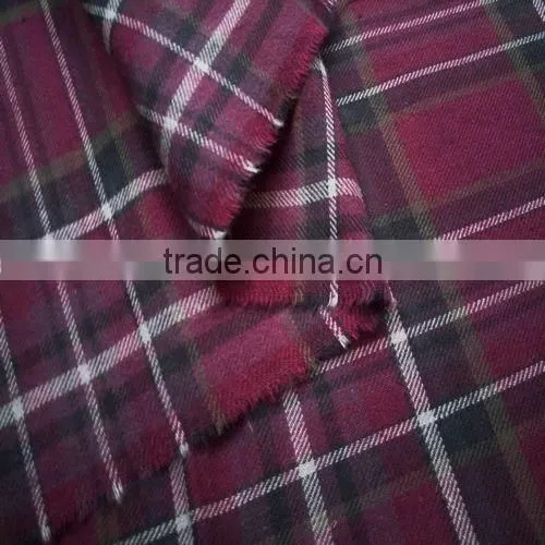Cotton Flannel Yarn Dyed Check Mens Shirt Fabric photo-4